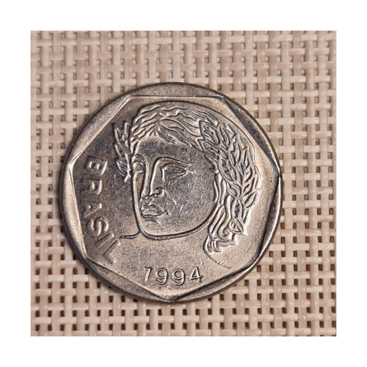 Brazil 25 Centavos 1994 KM-634 VF