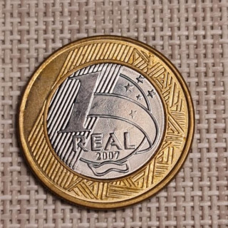 Brazil 1 Real 2007 KM-652a XF