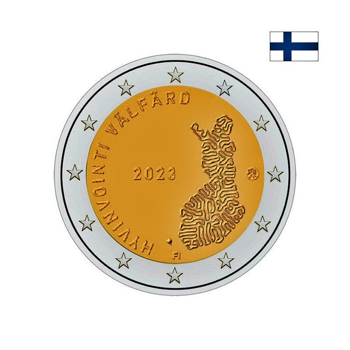 Finland 2 Euro 2023 "Social & Health Services" UNC