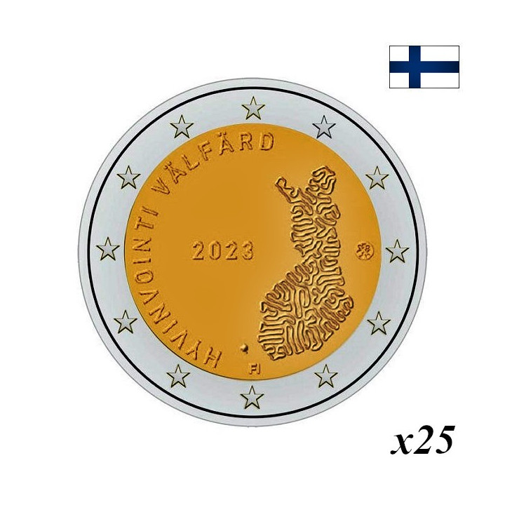 Finland 2 Euro 2023 "Social & Health Services" Roll