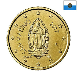 San Marino 50 Euro Cent 2017 KM-560 UNC