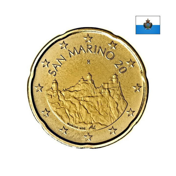 San Marino 20 Euro Cent 2023 KM-559 UNC