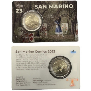 San Marino 2 Euro 2023 KM-562 UNC (Coin Card)