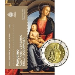 San Marino 2 Euro 2023 "Perugino" BU (Coin Card)