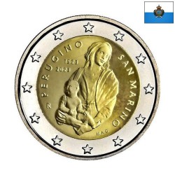 San Marino 2 Euro 2023 "Perugino" BU (Coin Card)