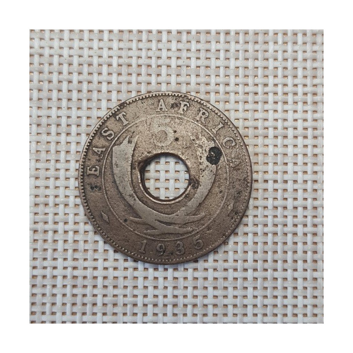 British East Africa 5 Cents 1935 KM-18 VF