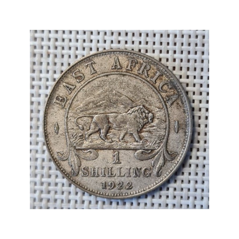 British East Africa 1 Shilling 1924 KM-21 VF