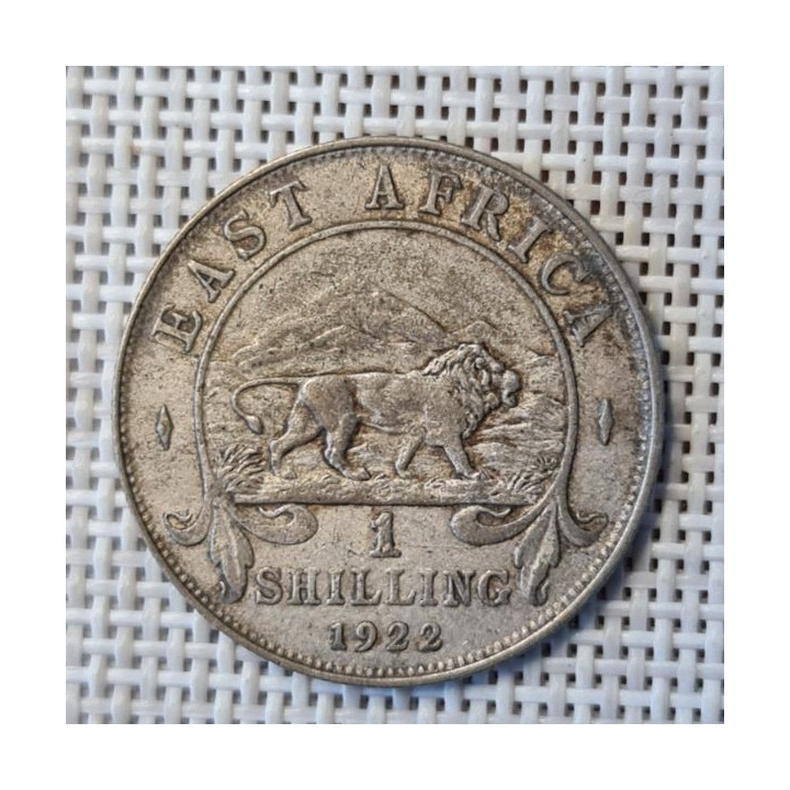 British East Africa 1 Shilling 1924 KM-21 VF