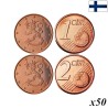 Finland 1 & 2 Euro Cents 2003 Rolls