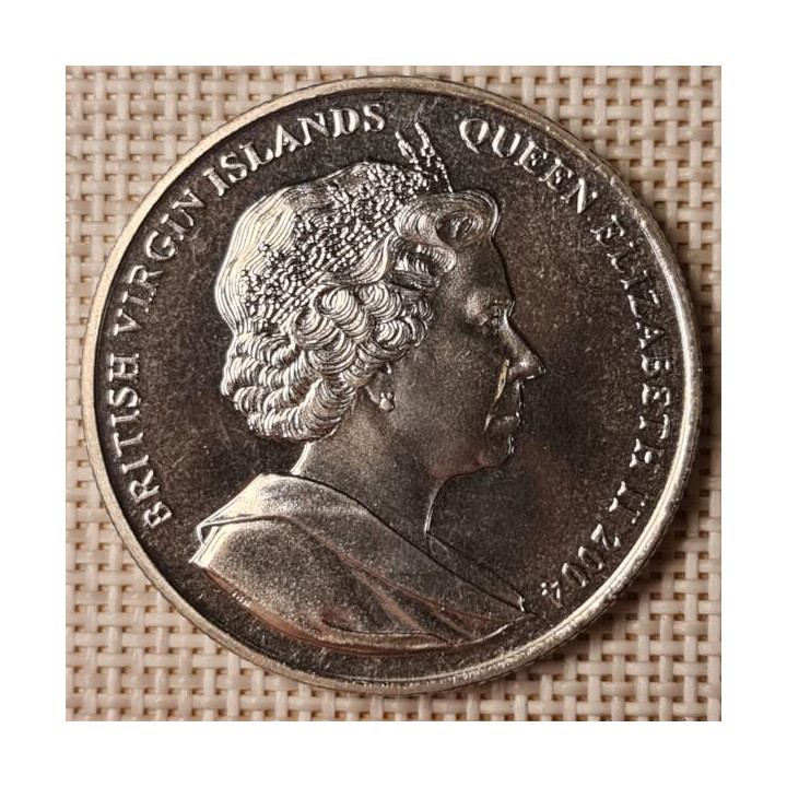 British Virgin Islands 1 Dollar 2004 "Runners" KM-303 BU/UNC