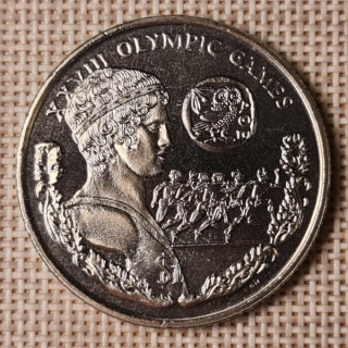 British Virgin Islands 1 Dollar 2004 "Runners" KM-303 BU/UNC