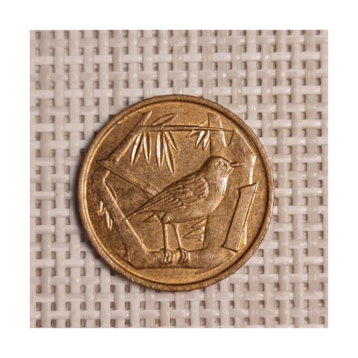 Cayman Islands 1 Cent 1987 KM-87 VF