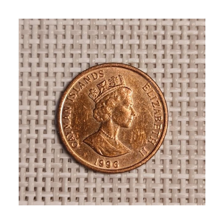 Cayman Islands 1 Cent 1996 KM-87a VF