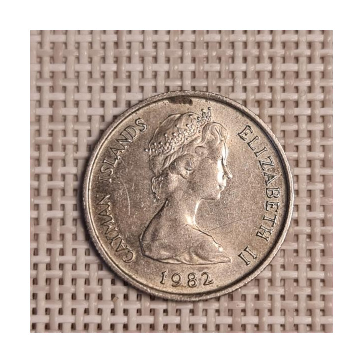 Cayman Islands 10 Cents 1982 KM-3 VF