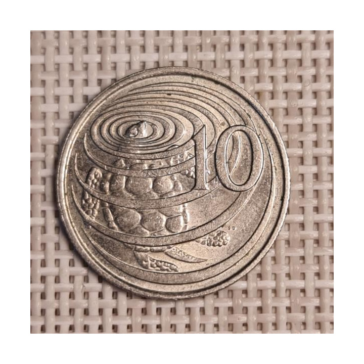 Cayman Islands 10 Cents 1982 KM-3 VF