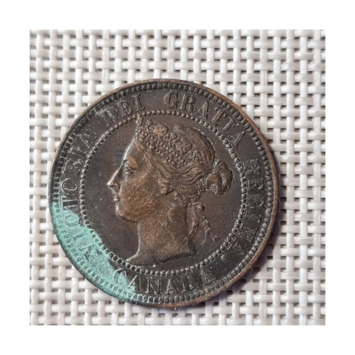 Canada 1 Cent 1901 KM-7 VF