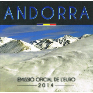 Andorra Official Euro Set (3,88€) 2014 BU
