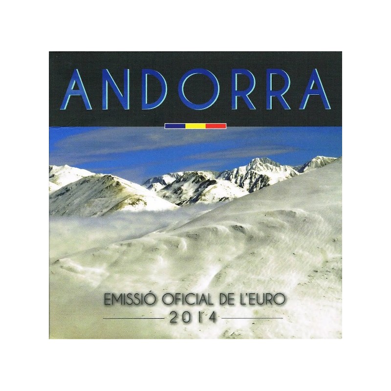 Andorra Official Euro Set (3,88€) 2014 BU