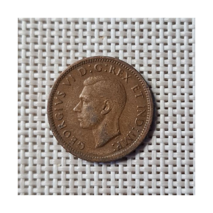 Canada 1 Cent 1937 KM-32 VF