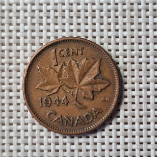 Canada 1 Cent 1944 KM-32 VF