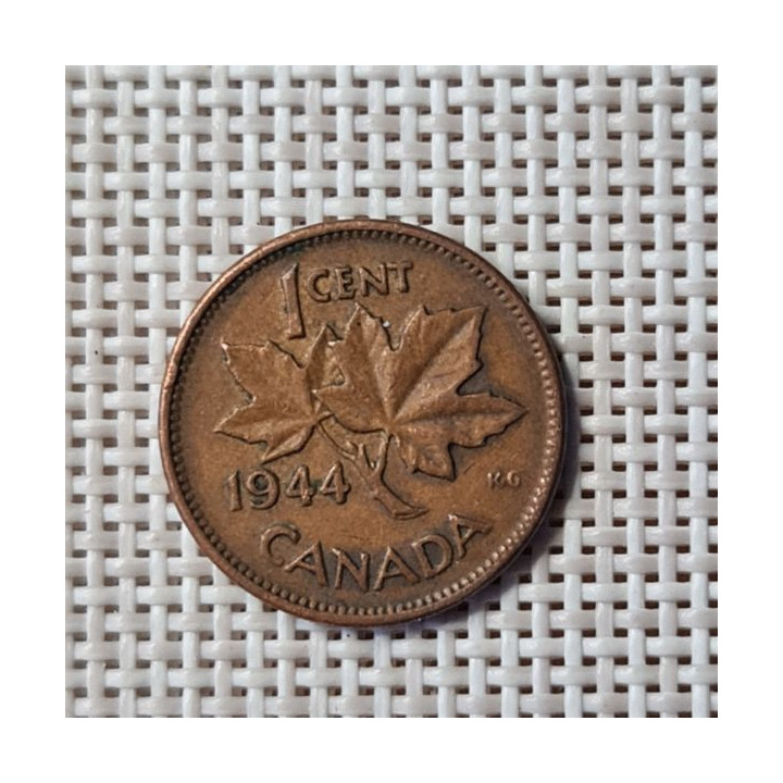 Canada 1 Cent 1944 KM-32 VF
