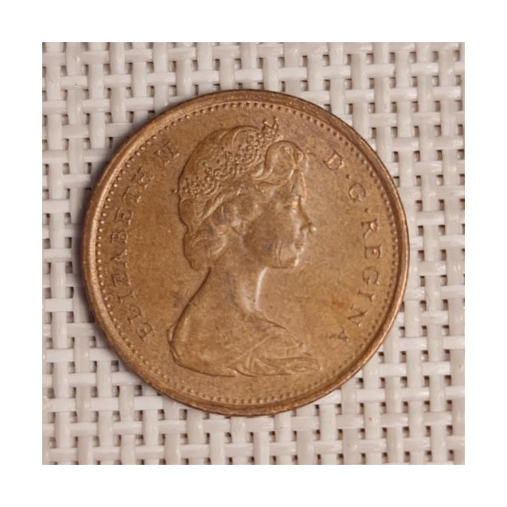 Canada 1 Cent 1967 "Canada" KM-65 VF