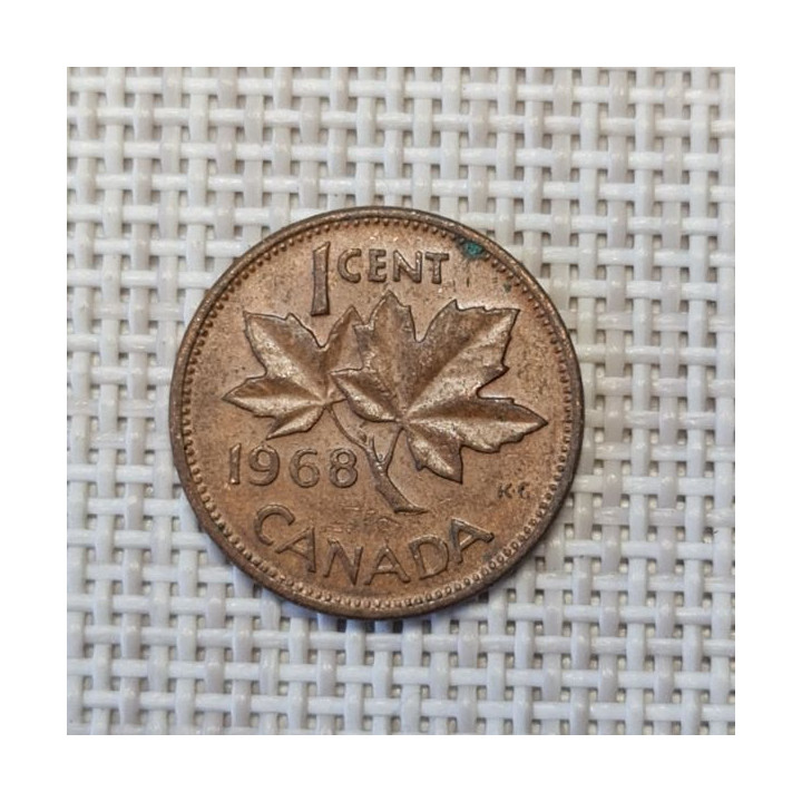 Canada 1 Cent 1968 KM-59 VF