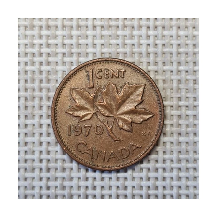Canada 1 Cent 1970 KM-59 VF