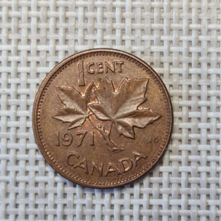 Canada 1 Cent 1971 KM-59 VF