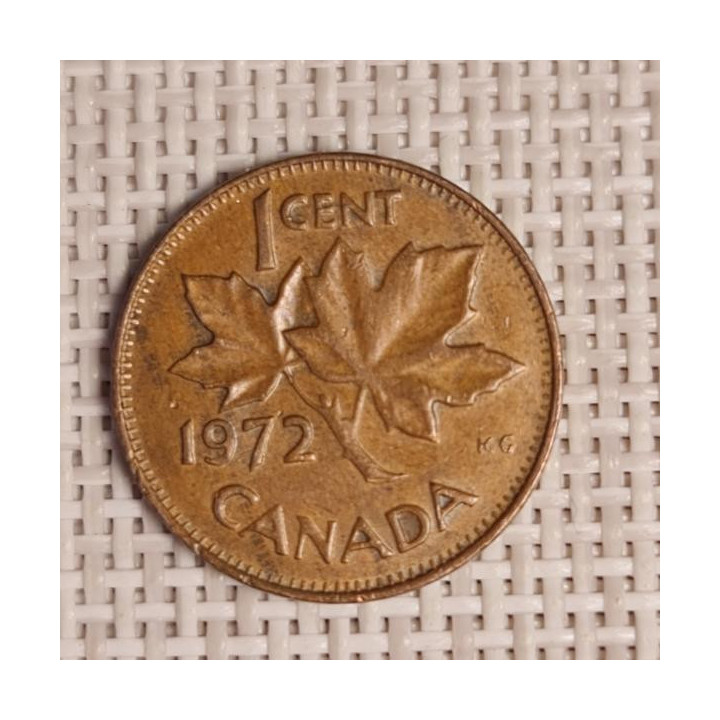 Canada 1 Cent 1972 KM-59 VF