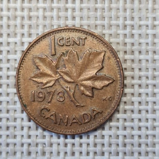 Canada 1 Cent 1973 KM-59 VF