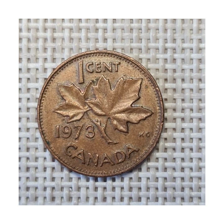 Canada 1 Cent 1973 KM-59 VF