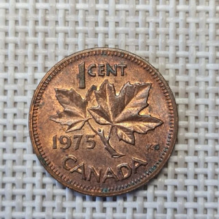 Canada 1 Cent 1975 KM-59 VF