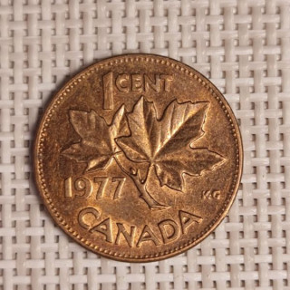 Canada 1 Cent 1977 KM-59 VF