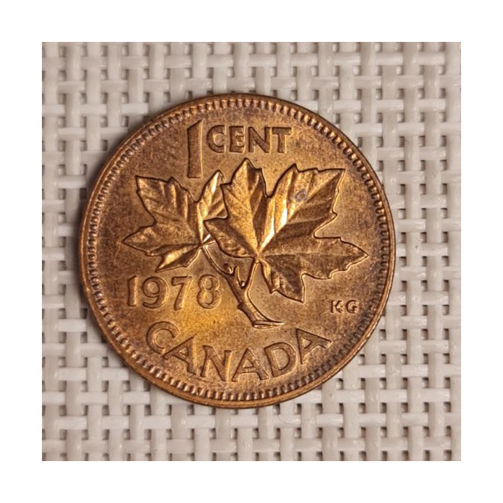 Canada 1 Cent 1978 KM-59 VF