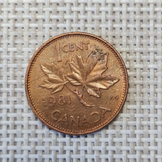 Canada 1 Cent 1981 KM-127 VF