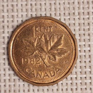 Canada 1 Cent 1982 KM-132 VF