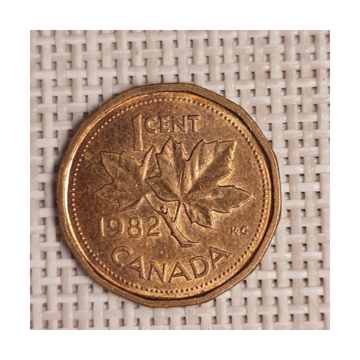 Canada 1 Cent 1982 KM-132 VF
