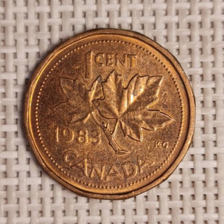 Canada 1 Cent 1983 KM-132 VF