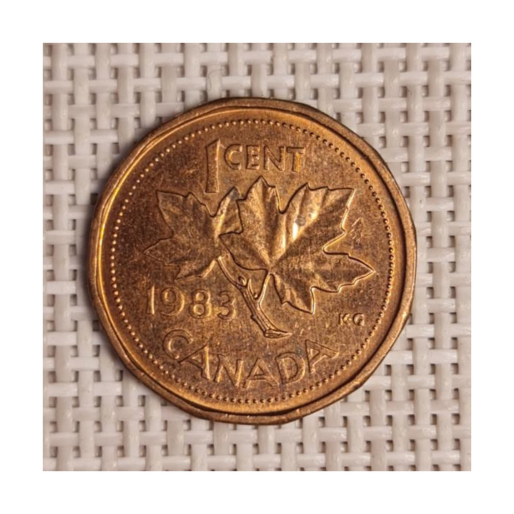 Canada 1 Cent 1983 KM-132 VF