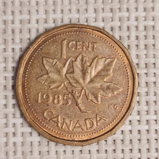 Canada 1 Cent 1985 KM-132 VF