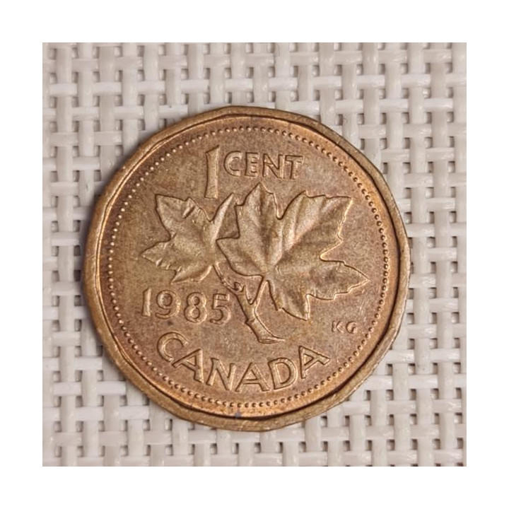Canada 1 Cent 1985 KM-132 VF
