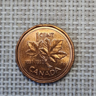 Canada 1 Cent 1992 "Canada" KM-204 XF