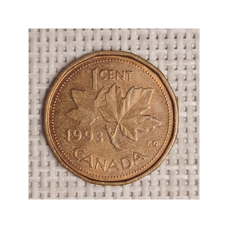 Canada 1 Cent 1993 KM-181 VF