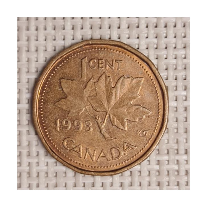 Canada 1 Cent 1993 KM-181 VF