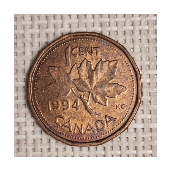 Canada 1 Cent 1994 KM-181 VF