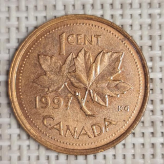 Canada 1 Cent 1997 KM-289 VF