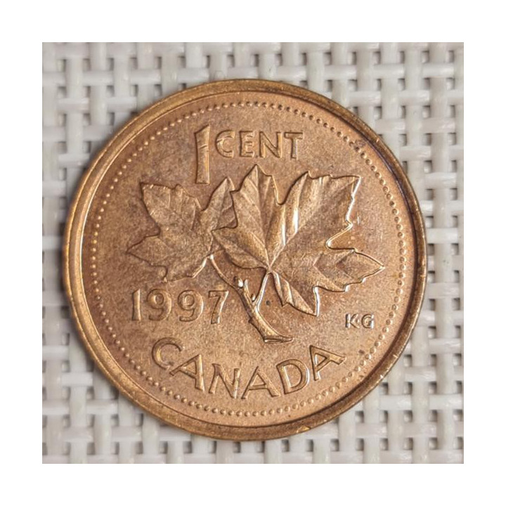 Canada 1 Cent 1997 KM-289 VF