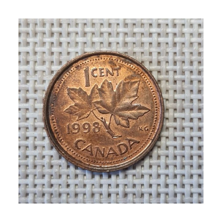 Canada 1 Cent 1998 KM-289 VF