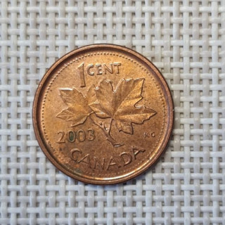 Canada 1 Cent 2003 KM-490a VF